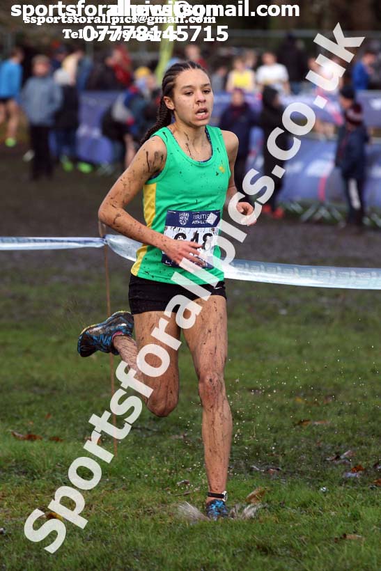 Womens under-17s and IAAF Junior Womens 2017 British Athletics Liverpool Cross Challenge, Sefton Park, Liverpool. Photo:  David T. Hewitson/Sports for All Pics